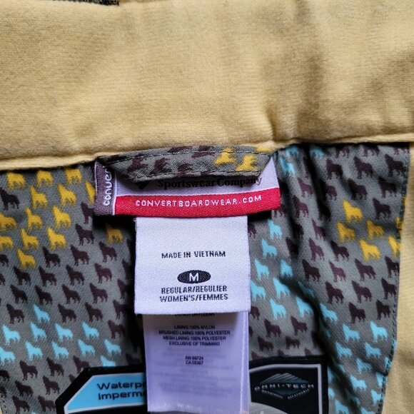 Columbia snow pants Convert wolf print snowboard ski winter sport activewear - Picture 6 of 15